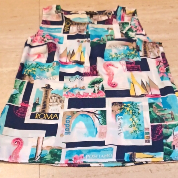 Talbots Tops - Stunning Talbot's Keyhole Front Tank Blouse